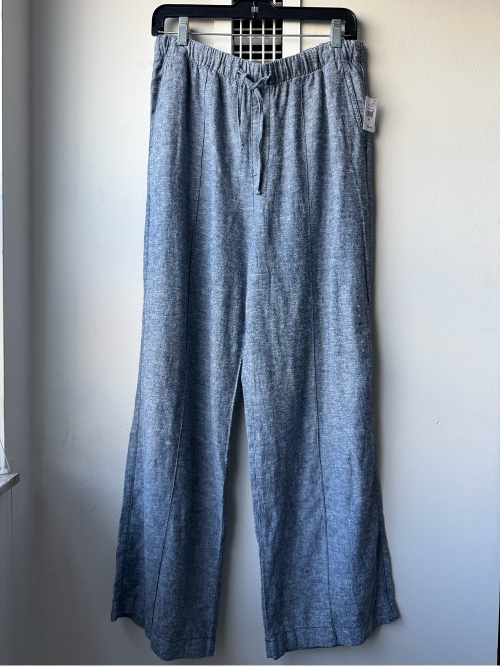 NWT - GAP Pull-On Wide-Leg Pants — Navy Heather